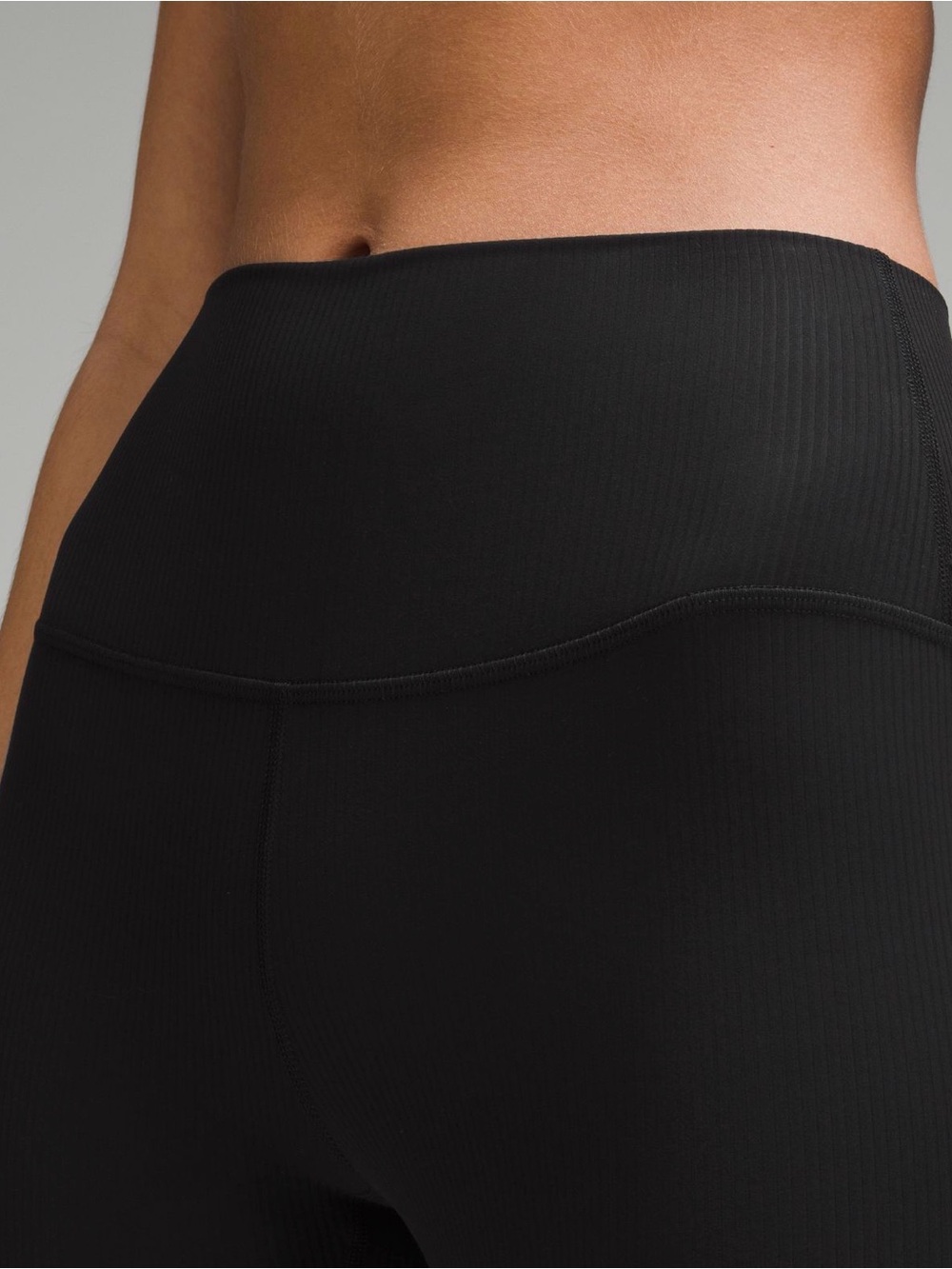 Lululemon Black Ribbed Women’s align leggings